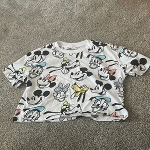 Disney Kids Character Faces T-Shirt - White